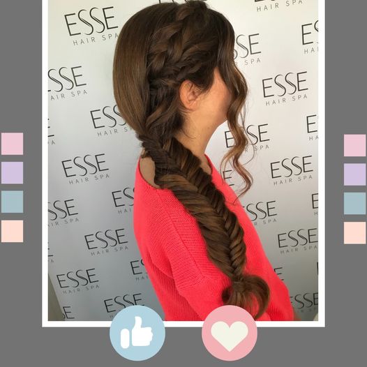 Treccia laterale matrimonio Padova - Esse Hair Spa